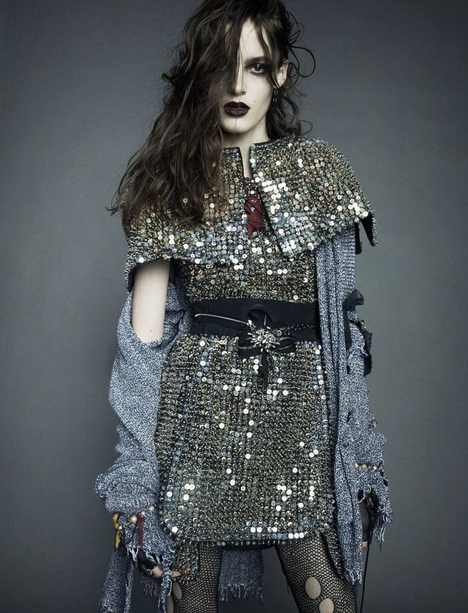 风格在生存以上 'Bowery Girl' Kremi Otashliyska by Greg Kadel for Numéro No.144 June/July 2014 [Editorial]