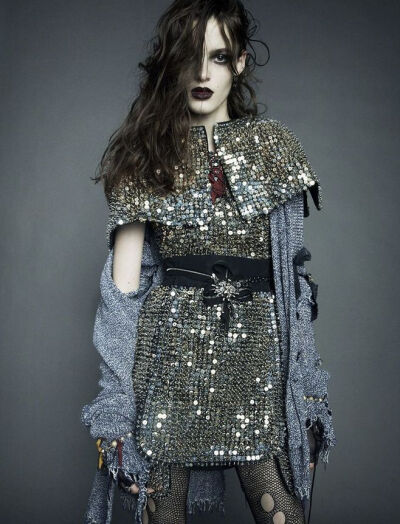 风格在生存以上 'Bowery Girl' Kremi Otashliyska by Greg Kadel for Numéro No.144 June/July 2014 [Editorial]