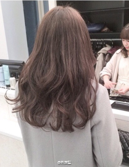 卷发 染发 长发