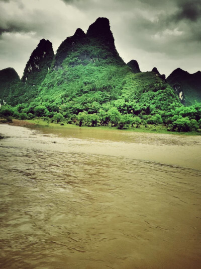 桂林漓江 风景 山水美 中国调