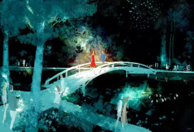 Pascal Campion，美国插画师，现居旧金山，他的画风轻松随意，大多描绘生活中的小场景，配以一句标题，含蓄的讲述一个美好的故事。目前他在Kickstarter上开始了一个众筹项目出版他的作品集。