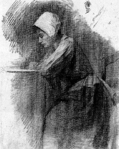 Girl Writing, 1892-1895 啟蒙青少年時期（1880年～1892年） 八歲時蒙德里安立志要當畫家，蒙德里安是在他的叔父福爾茲·蒙德里安的指導(dǎo)下學習繪畫。福爾茲是一位海牙畫派的畫家，因此蒙德里安得到寫實浪漫的真?zhèn)鳌? data-iid=