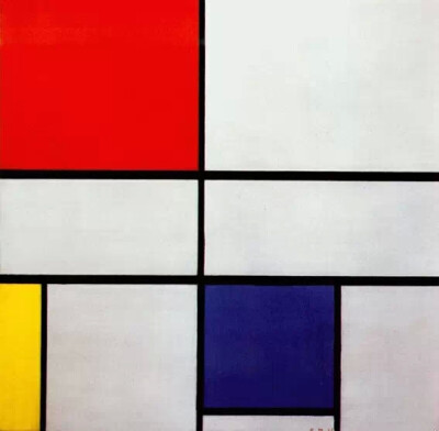 Composition C (No.III) with Red, Yellow and Blue, 1935