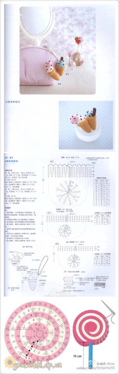 钩针玩偶图解～