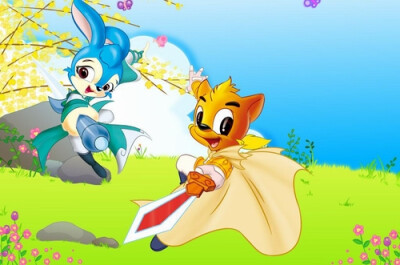 #忘不了儿时的动画#虹猫蓝兔七侠传，当时觉得蓝兔好美