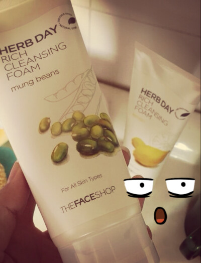 The Face Shop 绿豆洗面奶消炎抗痘☺价格亲民