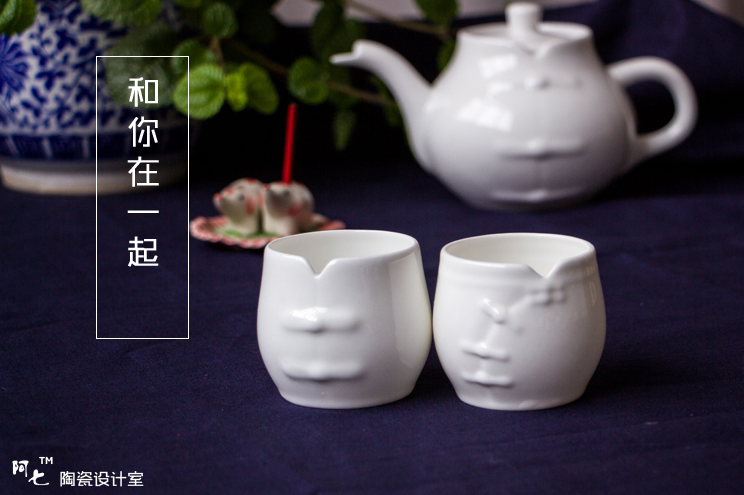 [阿七]小茶杯陶瓷茶具 创意茶具 功夫茶杯