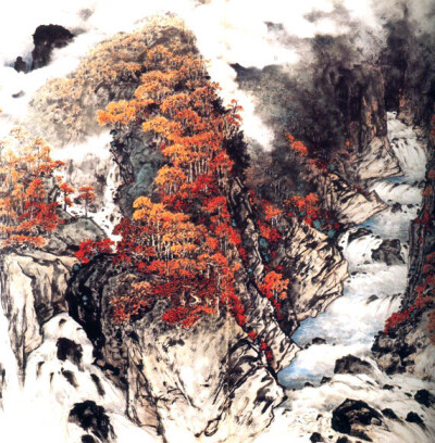 国画大师关山月山水画作品集锦-关山月