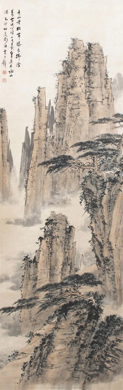 国画大师黄君璧山水画欣赏