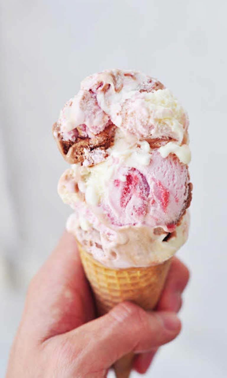 夏日冰饮冰淇淋甜点壁纸