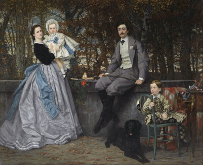 James Jacques Joseph Tissot(1836-1902)法国画家，以描绘维多利亚时期的社会生活和人物肖像著称，也画过一些宗教画。特别喜欢看人画衣服，相信我不是一个人。