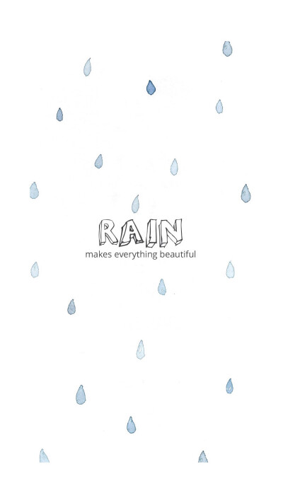 Hi 壁纸✨ 简约.RAIN.清新