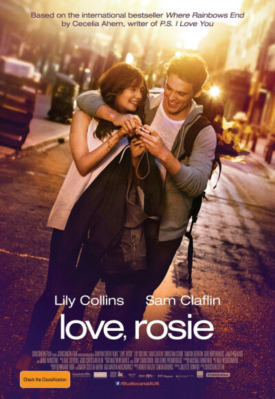 电影《Love,Rosie》(爱你，罗茜) 主要讲述了一段友情以上，恋人未满的青梅竹马爱情故事