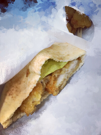 香酥鱼排口袋饼吼吼*＾3＾）/～☆