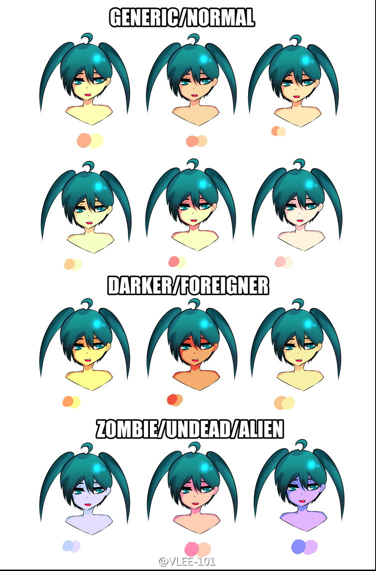 配色色谱图板绘侵删