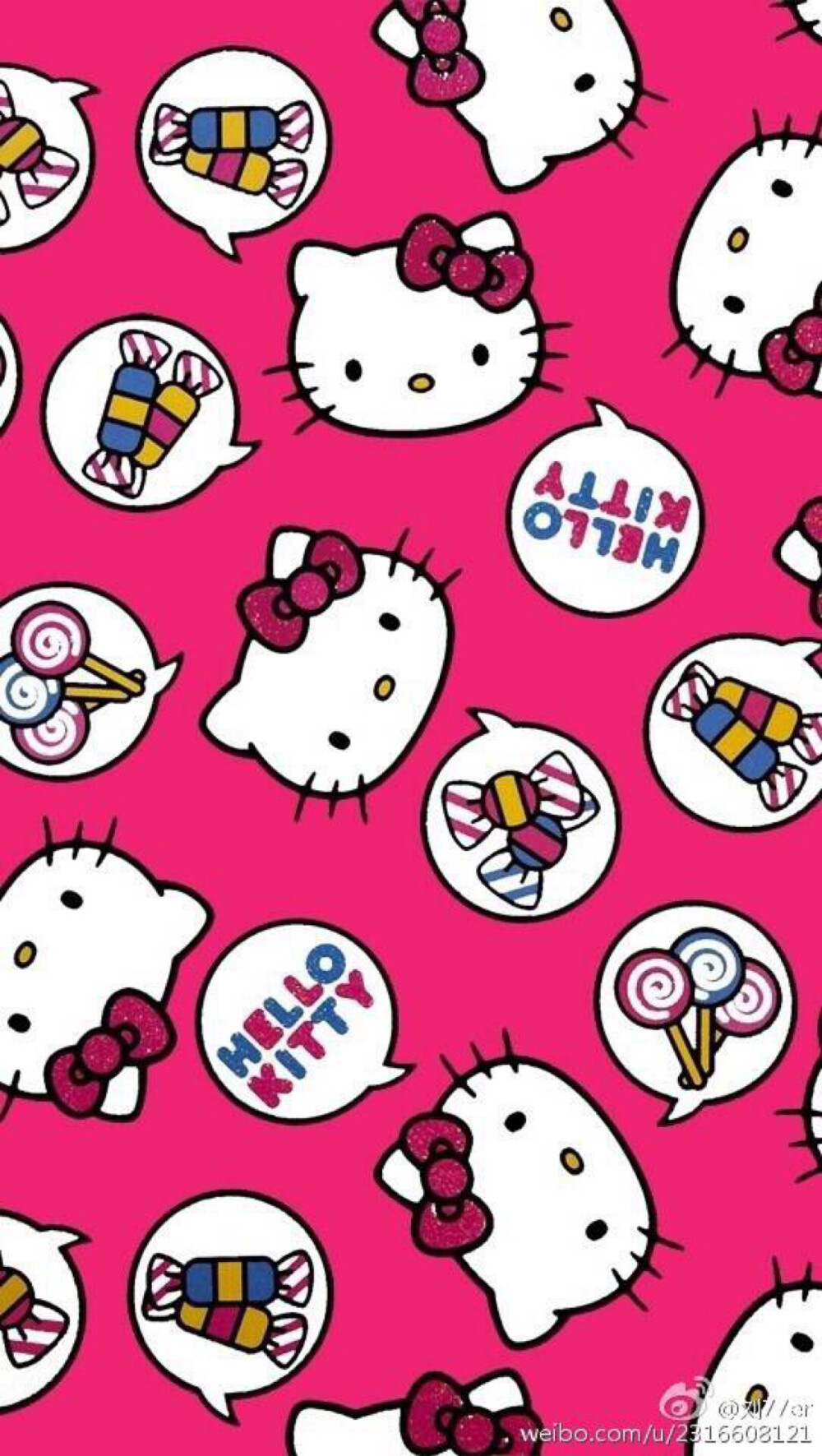 iOS helloKitty 壁纸