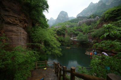 郭亮村天池全景