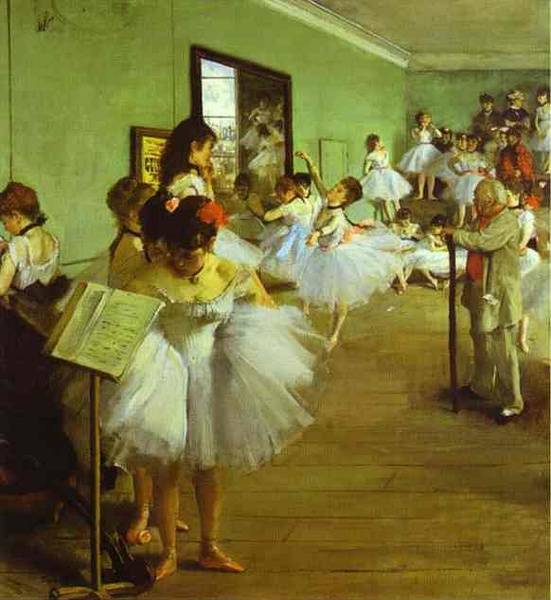 跳芭蕾舞的女孩作者法国印象派画家edgardegas18341917