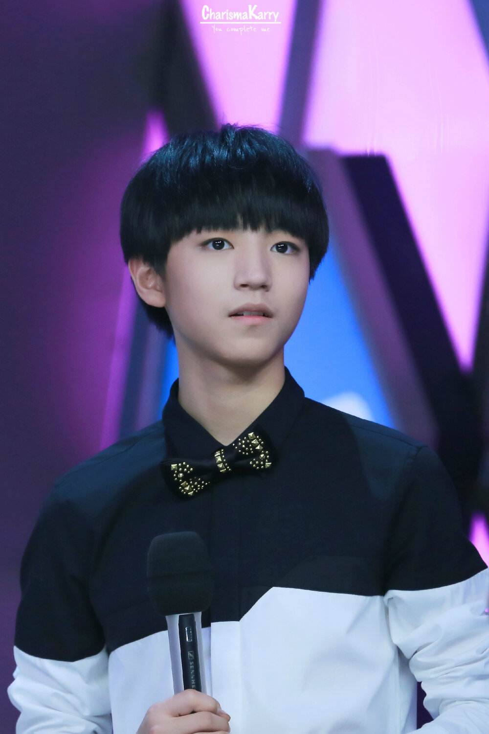 TFBOYS王俊凯 2015.03.22 快乐大本营录制现场。