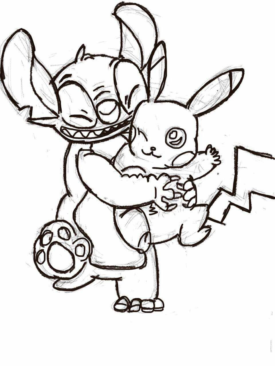 史迪仔和皮卡丘