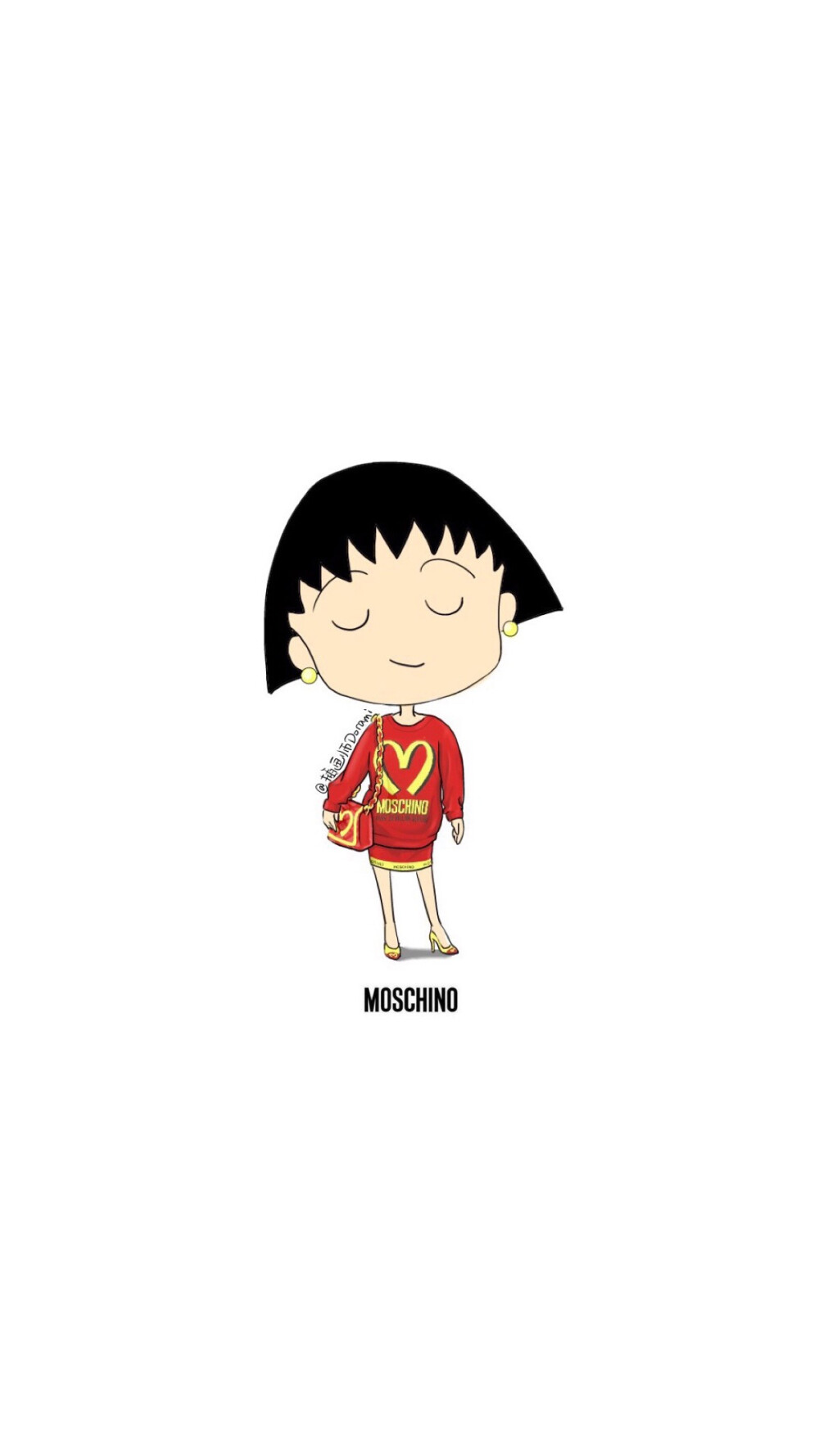 樱桃小丸子高清手机壁纸卡通壁纸高清头像动漫女生壁纸卡哇伊可爱