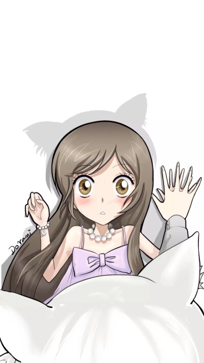 iPhone壁纸人物、壁咚霸道喵总裁