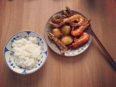 打包回来的剩菜