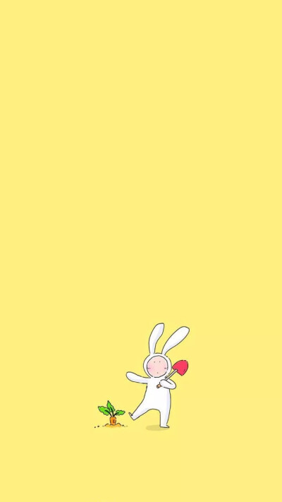 胡萝卜 兔子兔子 卡通壁纸 头像ing