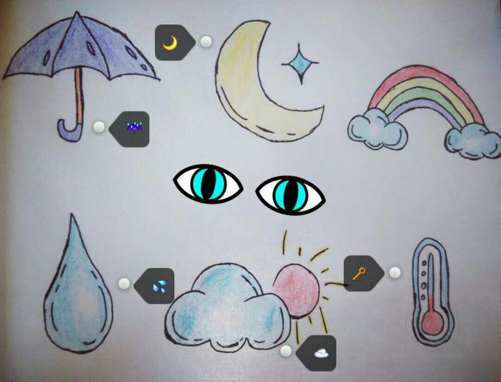 ☔☁