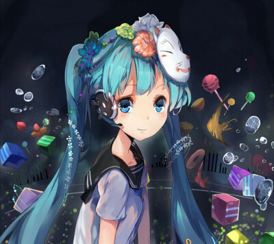 插画 动漫 壁纸 二次元 CG P站 Pixiv Vocaloid 初音未来 miku