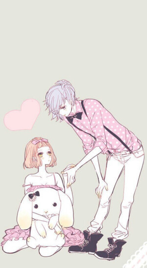 动漫情侣头像原图  二次元@七葭凉雨