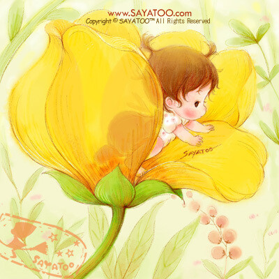 sayatoo《心的守护》花儿精灵Q桃