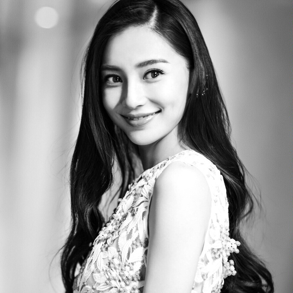 Angelababy 杨颖 黑白头像