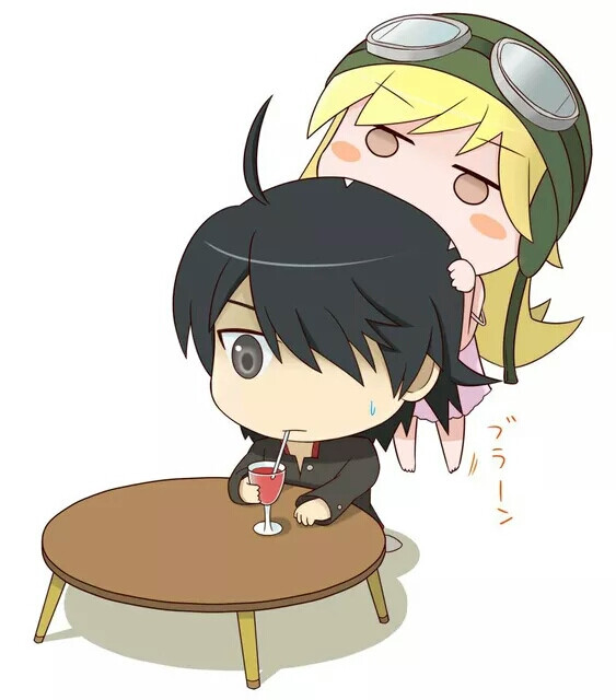 化物语 阿良良木历 忍野忍 Q版 萌萌哒 头像 堆糖 美图壁纸兴趣社区