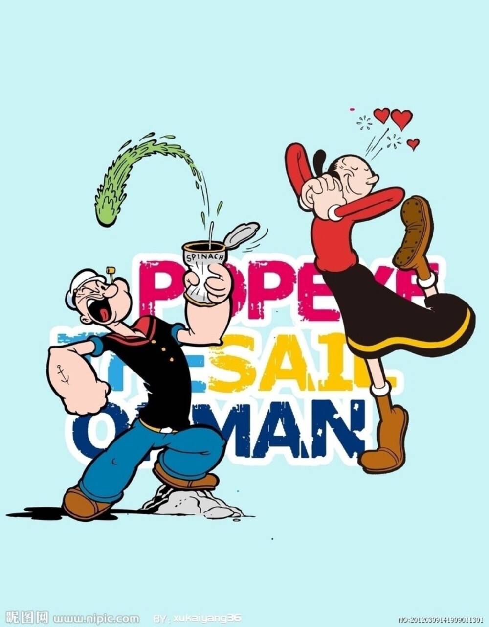 忘不了儿时的动画大力水手