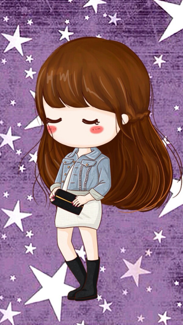 小薇的世界光。插画。壁纸