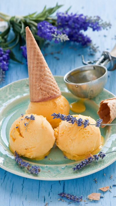 喜欢甜食❀冰淇淋❀夏天快乐。高清手机壁纸#壁纸