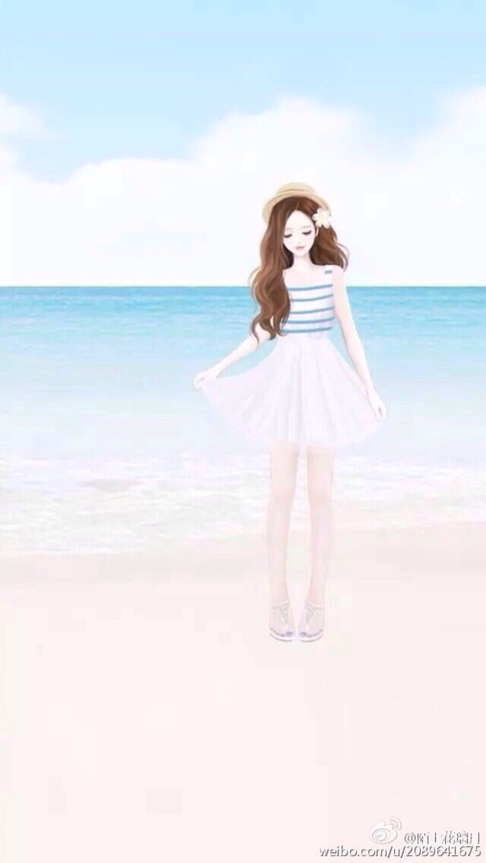 唯美女生头像 壁纸 韩国enakei插画 最喜欢的一款女生头像