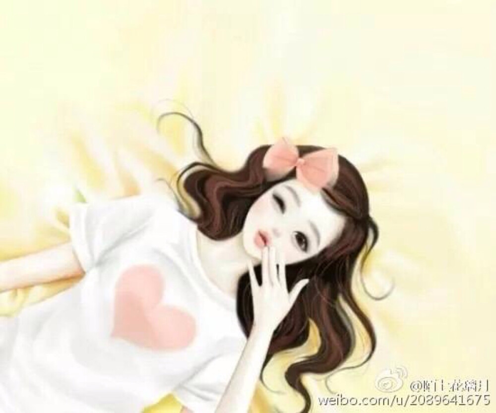 唯美女生頭像 壁紙 韓國enakei插畫 最喜歡的一款女生頭像