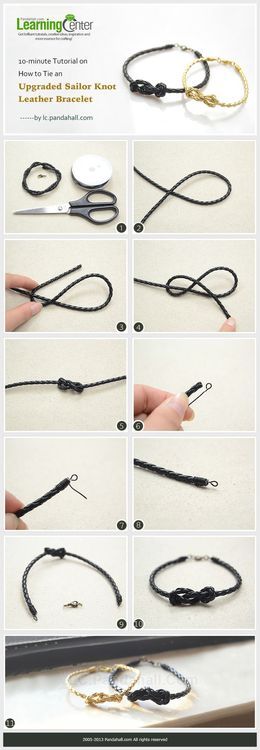 超简单的结链 皮线 麻绳 编结绳效果都不错