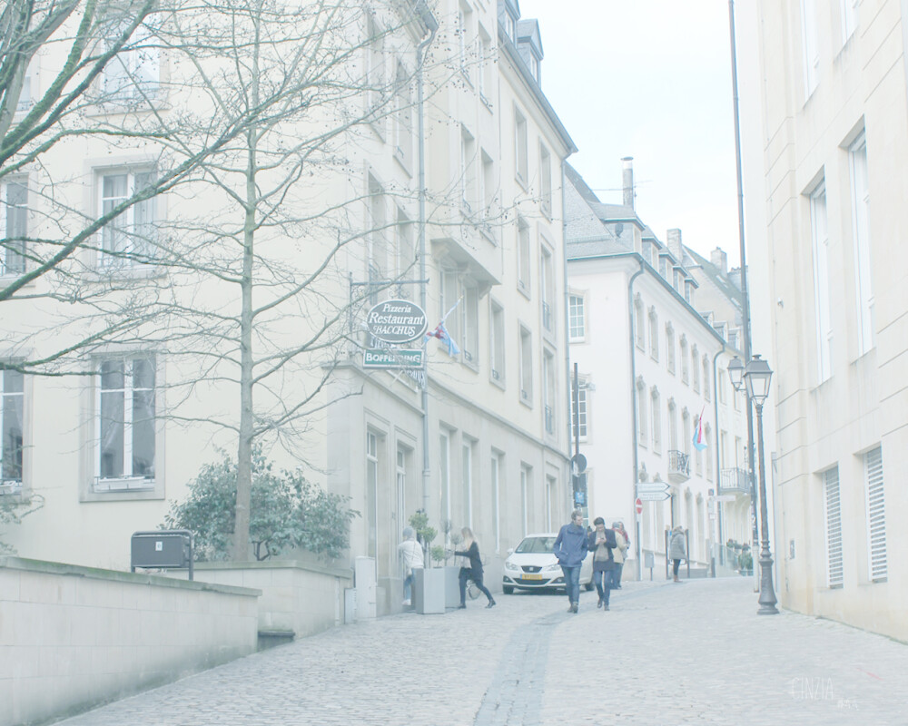 去的时候 天冷 街上没有人 【卢森堡】