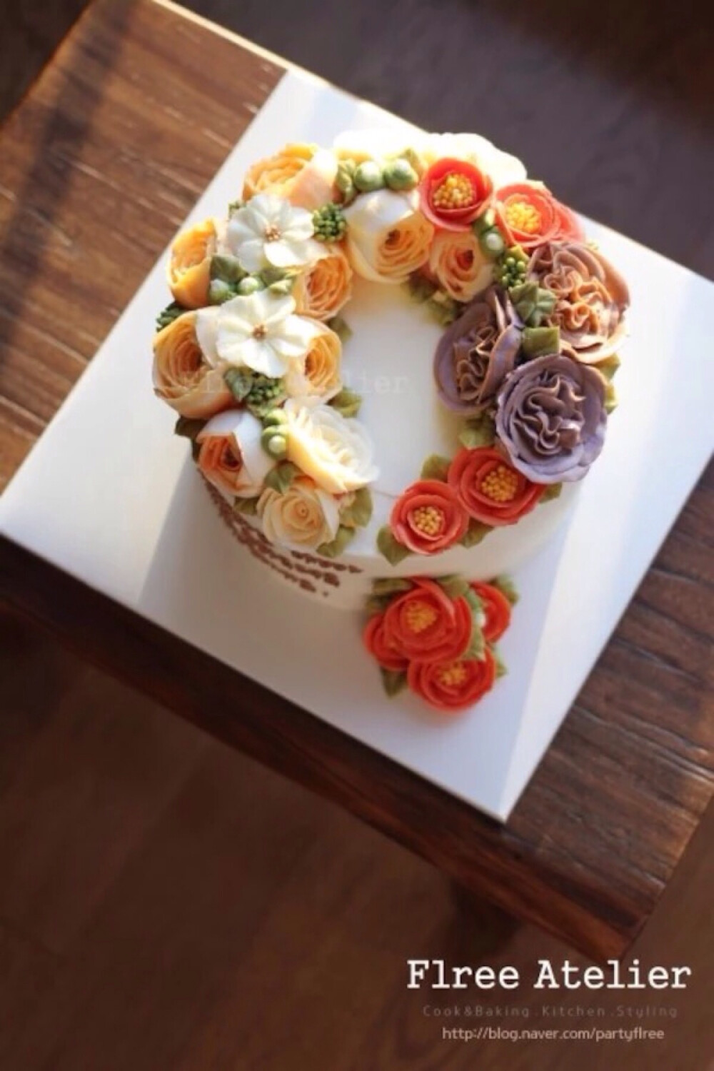 食物文艺裱花蛋糕
