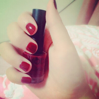 NAIL LOVEVINTAGE WINE-RED