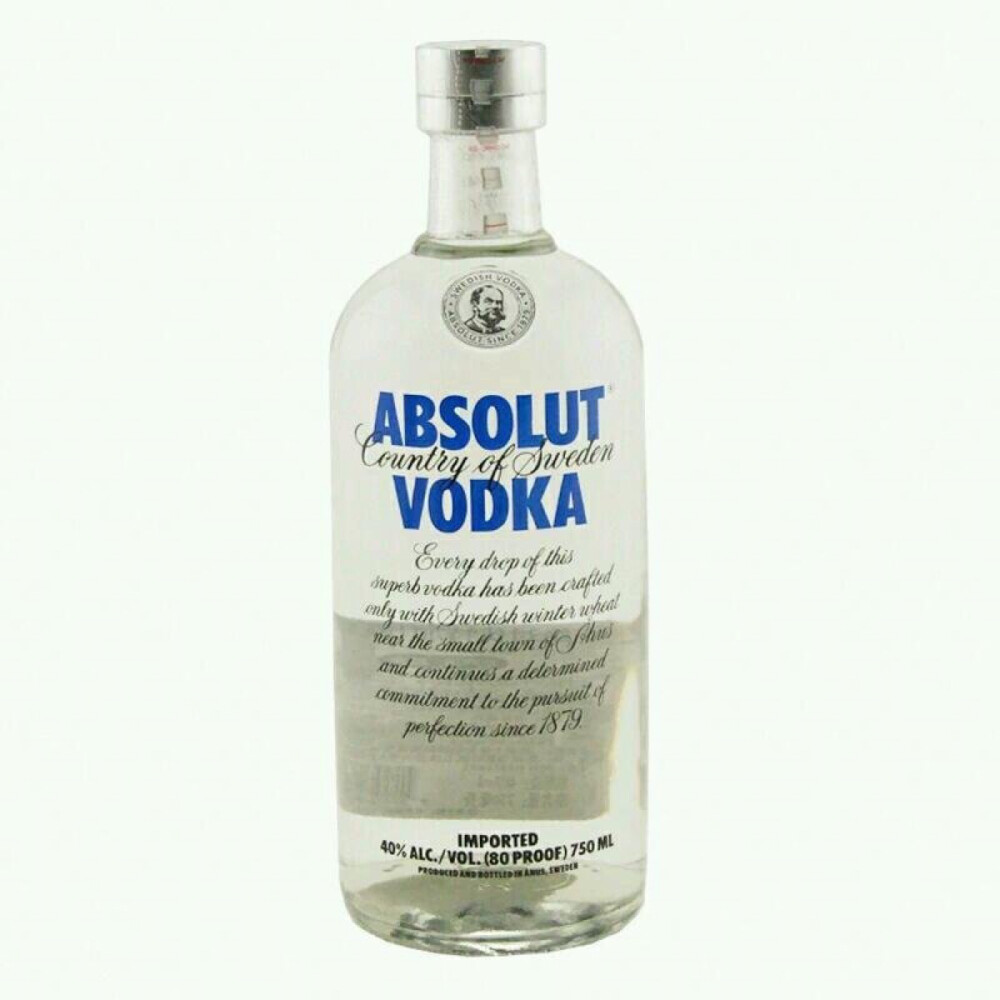 洋酒 瑞典原味绝对伏特加 ABSOLUT VODKA