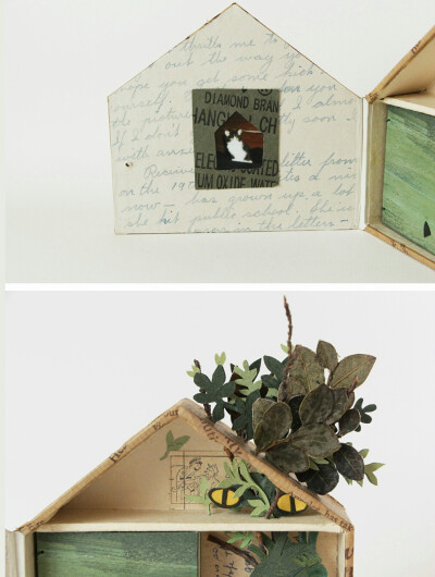 「我喜欢你是寂静的｜I like for you to be still」手工书.手工艺术家卜卜的纸书/ Handmade Books. Pochiko's paper books.