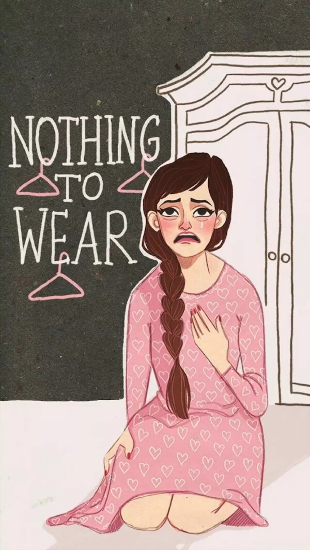 NOTHING TO WEAR 女孩子的衣柜永远少一件衣服 搞怪女生独白