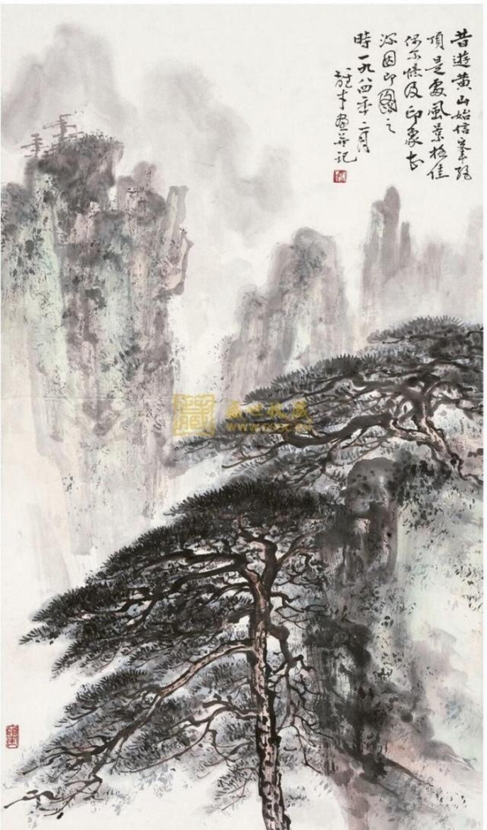 黎雄才(1910～2001)，广东省肇庆人，祖籍广东省高要。当代国画家、美术教育家，岭南画派卓有成就的代表人物。擅长巨幅山水画，精于花鸟草虫，画作气势浑厚，自具风貌，被评论界称为“黎家山水”。三十年代初作品《潇湘夜雨》荣获比利时国际博览会金奖，1954年创作的《武汉防汛图卷》被美术评论界誉为“抗洪史诗”。