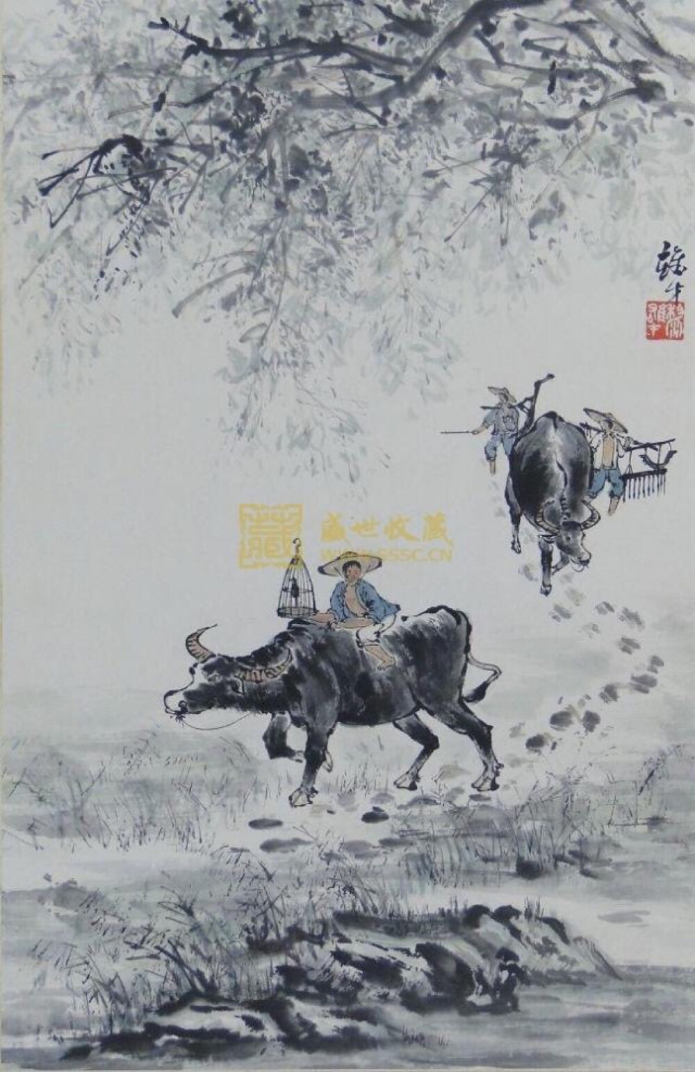 黎雄才(1910～2001)，广东省肇庆人，祖籍广东省高要。当代国画家、美术教育家，岭南画派卓有成就的代表人物。擅长巨幅山水画，精于花鸟草虫，画作气势浑厚，自具风貌，被评论界称为“黎家山水”。三十年代初作品《潇湘夜雨》荣获比利时国际博览会金奖，1954年创作的《武汉防汛图卷》被美术评论界誉为“抗洪史诗”。