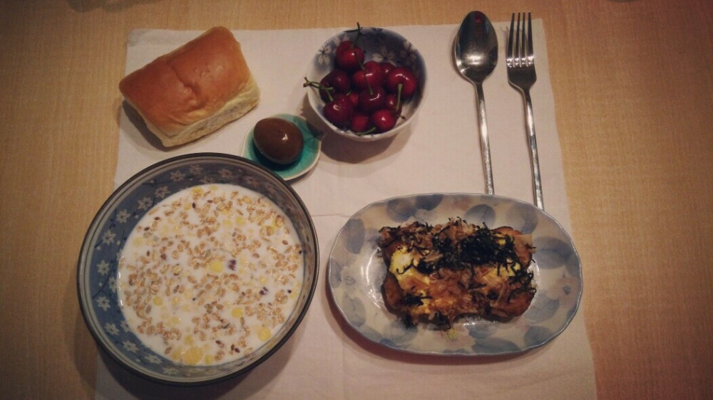 一大早上就吃吃吃