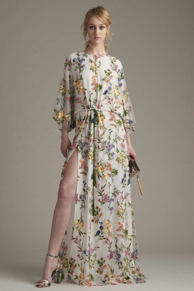 Monique Lhuillier Resort 2016——百花争艳